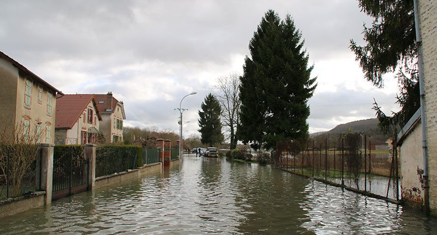 Inondations - Jaucourt